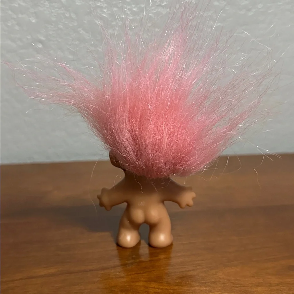 Vintage Troll Dam 2005 Pink Hair Doll Toy - Picture 3 of 6